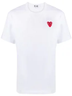 Comme Des Garçons Play T-shirt à Logo Imprimé Homme