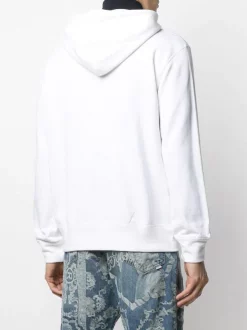 Comme Des Garçons Play Hoodie à Broderies 2 WHITE -Comme Des Garçons Play Soldes Boutique 16057289 30141387 600