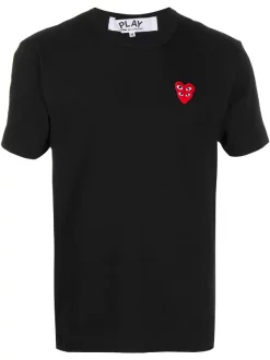 Comme Des Garçons Play T-shirt à Logo Brodé Homme
