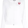 Comme Des Garçons Play Hoodie Crop à Logo Femme -Comme Des Garçons Play Soldes Boutique 16064515 30119832 600