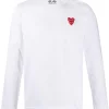 Comme Des Garçons Play T-shirt à Patch Logo Homme 2 Comme Des Garçons Play T-shirt à Patch Logo Homme -Comme Des Garçons Play Soldes Boutique 16073207 30268631 600
