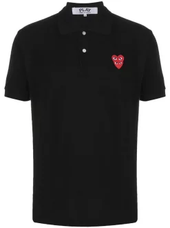 Comme Des Garçons Play Polo à Patch Logo Homme