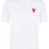 Comme Des Garçons Play Polo à Patch Logo 002 White -Comme Des Garçons Play Soldes Boutique 16101610 30313742 600