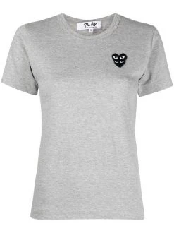 Comme Des Garçons Play 1 T-shirt à Logo Brodé Femme