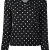Comme Des Garçons Play Pull En Laine à Pois BLACK -Comme Des Garçons Play Soldes Boutique 16179234 30896768 600