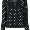 Comme Des Garçons Play NAVY Pull à Pois Femme -Comme Des Garçons Play Soldes Boutique 16179235 30892721 600
