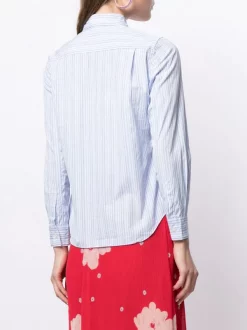 Comme Des Garçons Play Chemise à Rayures BLUE -Comme Des Garçons Play Soldes Boutique 16179238 30896783 600