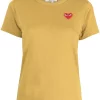Comme Des Garçons Play T-shirt à Patch Logo Femme -Comme Des Garçons Play Soldes Boutique 16179253 30896820 600