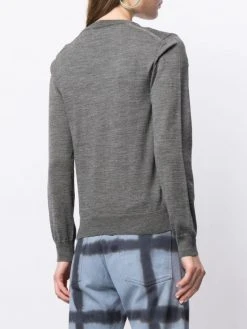 Comme Des Garçons Play Cardigan En Maille Intarsia Femme -Comme Des Garçons Play Soldes Boutique 16180223 30896877 600