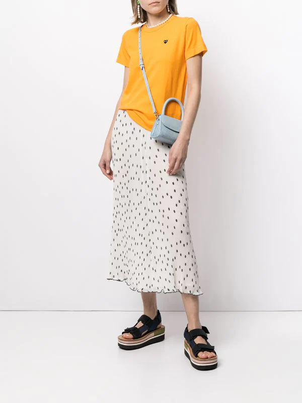 ( Nouvelle Collection ) Comme Des Garçons Play T-shirt à Patch Logo Femme 4 ( Nouvelle Collection ) Comme Des Garçons Play T-shirt à Patch Logo Femme – Image 2