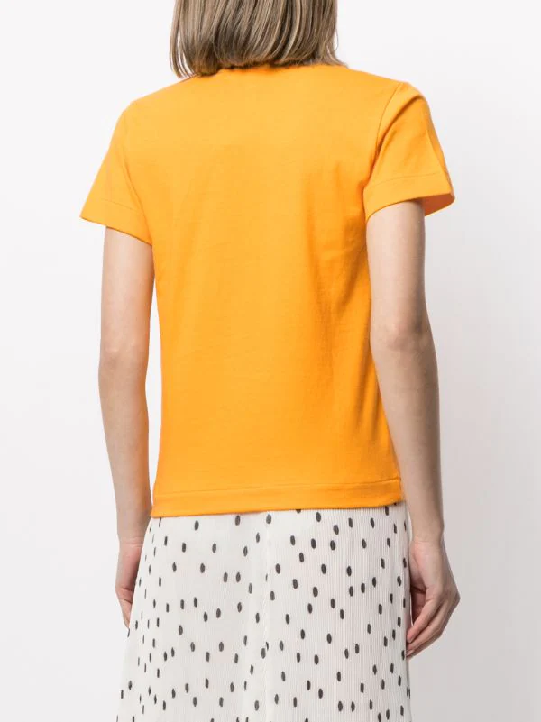 ( Nouvelle Collection ) Comme Des Garçons Play T-shirt à Patch Logo Femme 6 ( Nouvelle Collection ) Comme Des Garçons Play T-shirt à Patch Logo Femme – Image 4