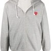Comme Des Garçons Play Hoodie à Patch Logo Homme -Comme Des Garçons Play Soldes Boutique 16685582 32887075 600