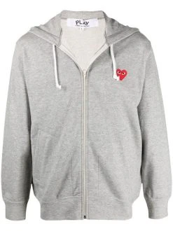 Comme Des Garçons Play Hoodie à Patch Logo Homme
