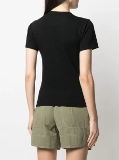 Comme Des Garçons Play T-shirt à Patch Cœur Signature Femme -Comme Des Garçons Play Soldes Boutique 16697473 32905515 600