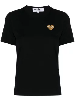 Comme Des Garçons Play T-shirt à Patch Cœur Signature Femme