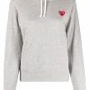 Comme Des Garçons Play Hoodie à Détail De Patch Femme