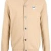 Comme Des Garçons Play Cardigan En Laine à Logo Brodé Homme -Comme Des Garçons Play Soldes Boutique 17092099 34795689 600