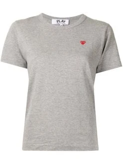 Comme Des Garçons Play 001 T-shirt à Logo Imprimé Femme