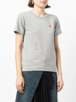 Comme Des Garçons Play 001 T-shirt à Logo Imprimé Femme -Comme Des Garçons Play Soldes Boutique 17199381 34945076 600