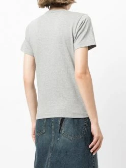 Comme Des Garçons Play 001 T-shirt à Logo Imprimé Femme -Comme Des Garçons Play Soldes Boutique 17199381 34945077 600