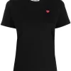 ( Nouvelle Collection ) Comme Des Garçons Play T-shirt à Patch Logo BLACK -Comme Des Garçons Play Soldes Boutique 17410926 36134067 600