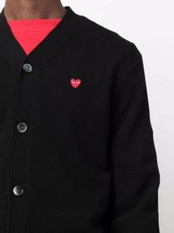 Comme Des Garçons Play Cardigan Léger En Laine Homme -Comme Des Garçons Play Soldes Boutique 17412803 36121915 600