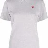 Comme Des Garçons Play Grey T-shirt à Patch Logo Femme -Comme Des Garçons Play Soldes Boutique 17415151 36300844 600
