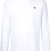 Comme Des Garçons Play T-shirt à Patch Logo Homme -Comme Des Garçons Play Soldes Boutique 17446835 36316681 600