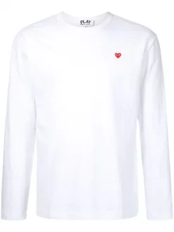 Comme Des Garçons Play T-shirt à Patch Logo Homme