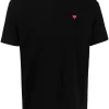 Comme Des Garçons Play 1 T-shirt à Patch Logo Homme -Comme Des Garçons Play Soldes Boutique 17446836 36316686 600