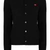 Comme Des Garçons Play Cardigan Boutonné à Patch Logo 1 -Comme Des Garçons Play Soldes Boutique 17446839 37033760 600