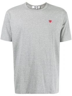 ( Nouvelle Collection ) Comme Des Garçons Play T-shirt à Broderies Homme