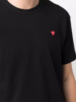 Comme Des Garçons Play T-shirt à Patch Cœur Homme -Comme Des Garçons Play Soldes Boutique 17456170 36457363 600