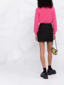 Comme Des Garçons Play Cardigan En Maille Fine à Patch Logo Femme -Comme Des Garçons Play Soldes Boutique 17457346 36487475 600