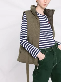 Comme Des Garçons Play NAVY T-shirt Rayé à Logo Brodé Femme -Comme Des Garçons Play Soldes Boutique 17604628 36828760 600