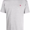 Comme Des Garçons Play T-shirt à Patch Logo Cœur Homme -Comme Des Garçons Play Soldes Boutique 17606098 36829793 600