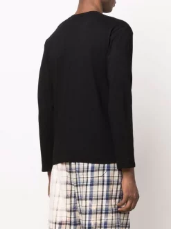 ( Nouvelle Collection ) Comme Des Garçons Play 1 BLACK T-shirt En Coton à Patch Logo Homme -Comme Des Garçons Play Soldes Boutique 17762289 37288605 600