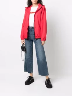 ( Nouvelle Collection ) Comme Des Garçons Play X K-Way Veste Zippée à Capuche 2 RED -Comme Des Garçons Play Soldes Boutique 17913514 38361793 600