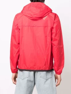 ( Nouvelle Collection ) Comme Des Garçons Play X K-Way Veste Zippée à Capuche 2 RED -Comme Des Garçons Play Soldes Boutique 17913514 38361800 600