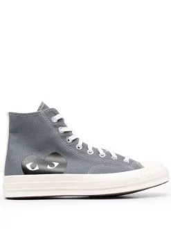 ( Nouvelle Collection ) Comme Des Garçons Play X Converse Baskets Montantes Homme
