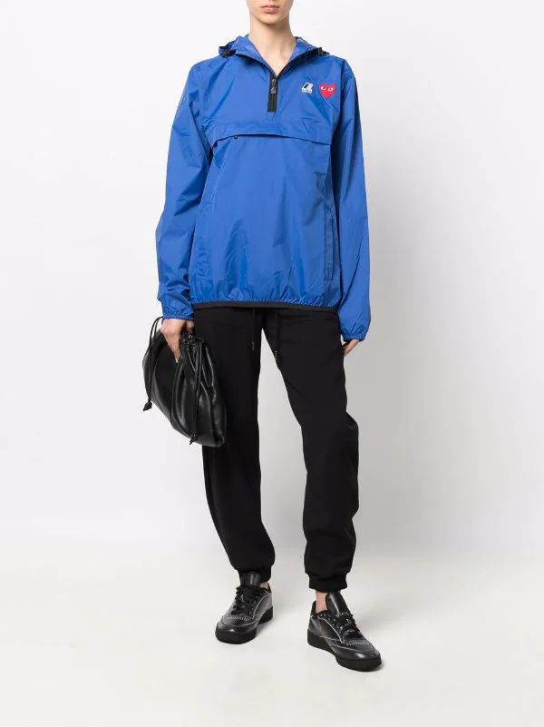 Comme Des Garçons Play BLUE X K-Way Veste à Capuche Homme 5 Comme Des Garçons Play BLUE X K-Way Veste à Capuche Homme – Image 3