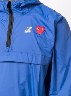 ( Nouvelle Collection ) Comme Des Garçons Play X K-way Coupe-vent Femme -Comme Des Garçons Play Soldes Boutique 17962123 38259790 600