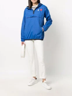 ( Nouvelle Collection ) Comme Des Garçons Play X K-way Coupe-vent Femme -Comme Des Garçons Play Soldes Boutique 17962123 38259794 600