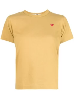( Nouvelle Collection ) Comme Des Garçons Play T-shirt à Patch Cœur Femme