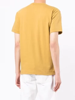 ( Nouvelle Collection ) Comme Des Garçons Play T-shirt à Patch Cœur OLIVE -Comme Des Garçons Play Soldes Boutique 18065216 38476210 600