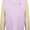 ( Nouvelle Collection ) Comme Des Garçons Play T-shirt Rayé à Manches Longues Homme -Comme Des Garçons Play Soldes Boutique 18065219 38476209 600