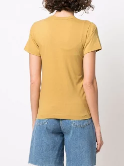 ( Nouvelle Collection ) Comme Des Garçons Play T-shirt En Coton à Logo Brodé Femme -Comme Des Garçons Play Soldes Boutique 18188610 38730755 600