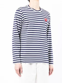 ( Nouvelle Collection ) Comme Des Garçons Play NAVY/WHITE T-shirt à Patch Cœur Homme 9 ( Nouvelle Collection ) Comme Des Garçons Play NAVY/WHITE T-shirt à Patch Cœur Homme -Comme Des Garçons Play Soldes Boutique 18238840 39038514 600