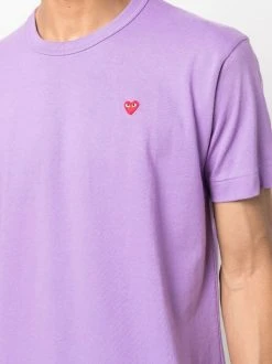 ( Nouvelle Collection ) Comme Des Garçons Play T-shirt à Patch Cœur Homme -Comme Des Garçons Play Soldes Boutique 18255196 38973035 600
