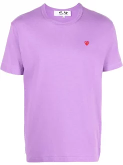 ( Nouvelle Collection ) Comme Des Garçons Play T-shirt à Patch Cœur Homme